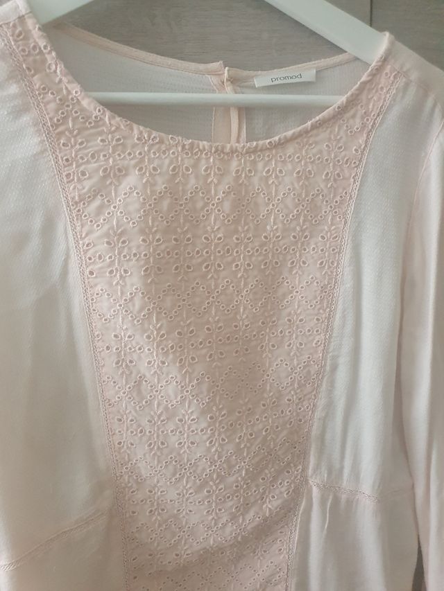 Blusa rosa claro mujer