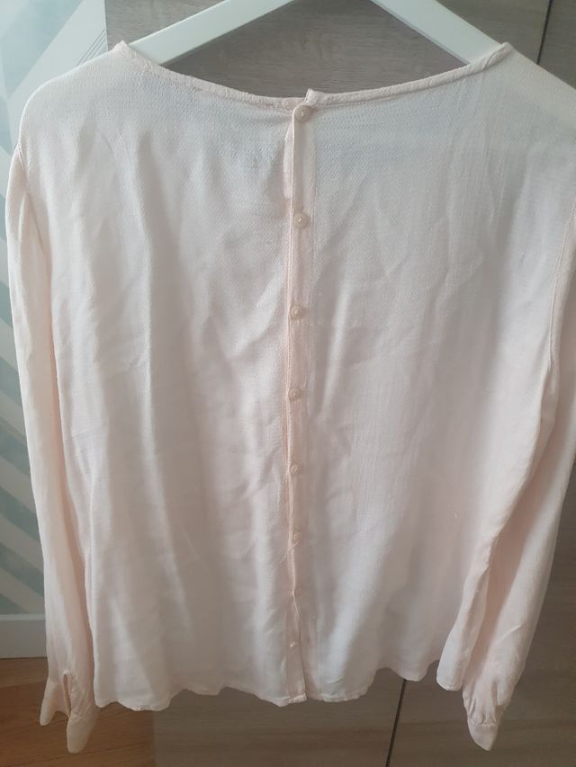 Blusa rosa claro mujer