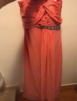 Vestido de fiesta coral – talla 40/42 (JJ’s House)