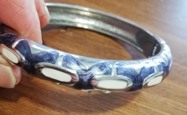 Set 3 bracciali smalto chiusura a scatto