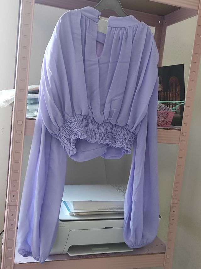 Maravilloso top lila