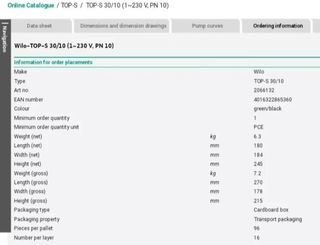 Bomba Circuladora Wilo TOP-S30 10