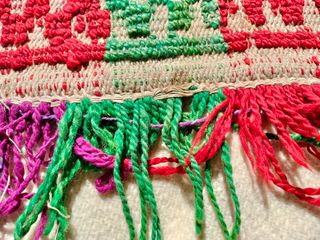 Colcha de tiro antigua