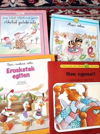 Libros en Euskera, para niños