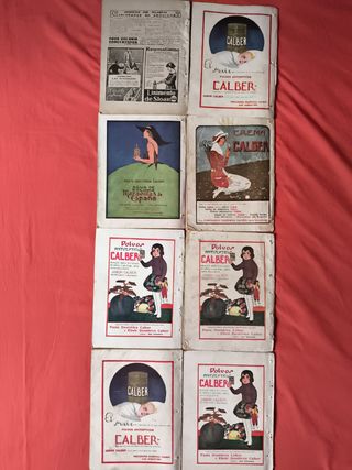 8 REVISTAS ANTIGUAS ILUSTRADAS BLANCO Y NEGRO 1921