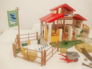 Granja establo playmobil