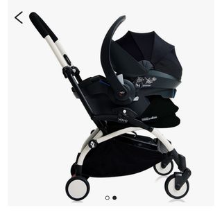 Capazo IZI GO METALLIC + Soportes YOYO BABYZEN
