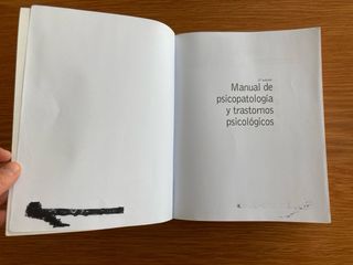 Manual de psicopatología y trastornos psicológicos