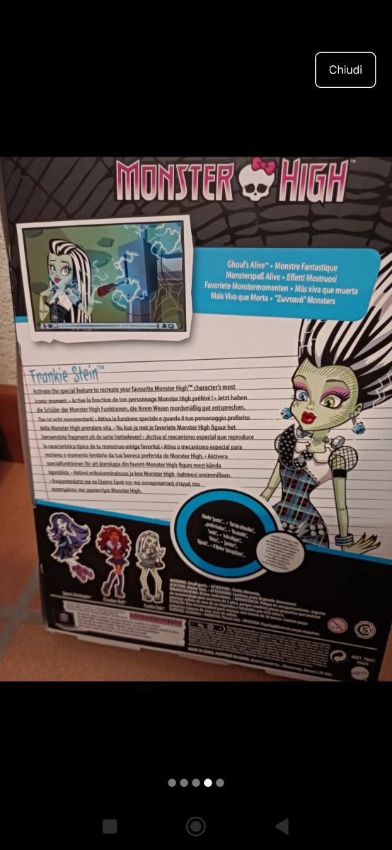 bambola monster high Frankie stein