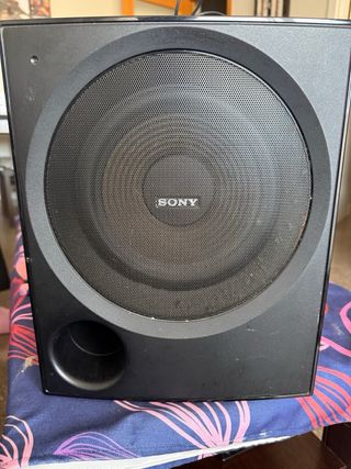 Amplificador y altavoces sony