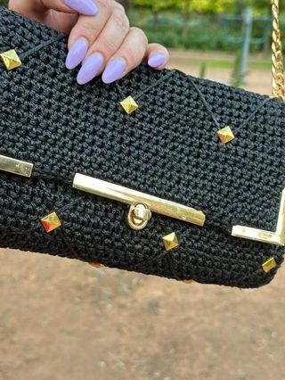 Mini bolso de fiesta. Echo a mano