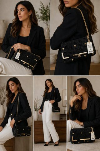 Mini bolso de fiesta, hecho a mano.