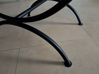 Banco taburete descalzador forja.