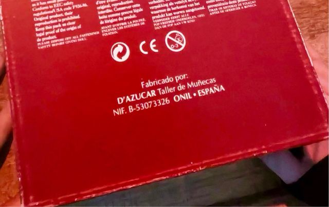 Muneca coleccion DAzucar Onil Alicante