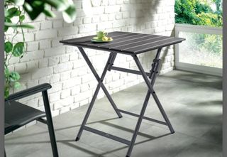 Mesa terraza jardin plegable 70*70 cm