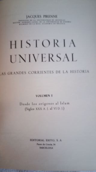 Historia Universal - Pirenne Éxito 10 tomos