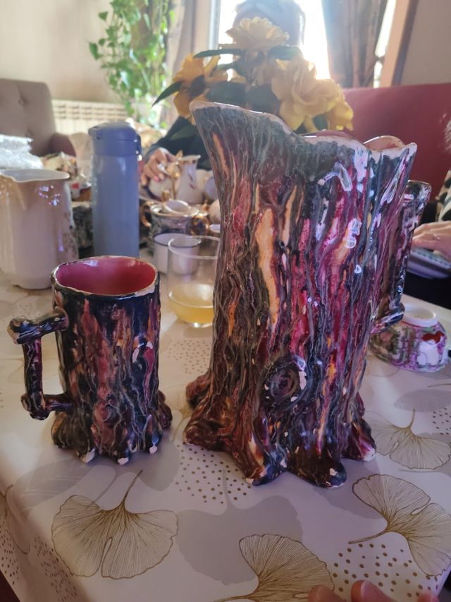 Conjunto de jarra grande y 4 pequeñas an