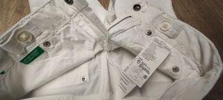 Pantaloni Bianchi Benetton Bambina/o – Taglia S
