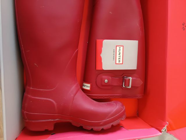 Botas Hunter 36 rojas
