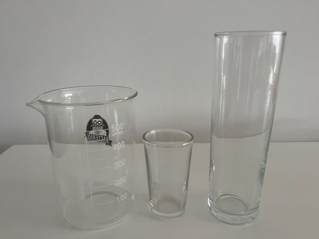 Vasos de vidrio