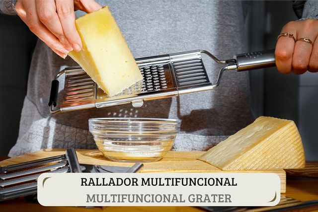 Rallador multifunción NUEVO con recambios 🧀