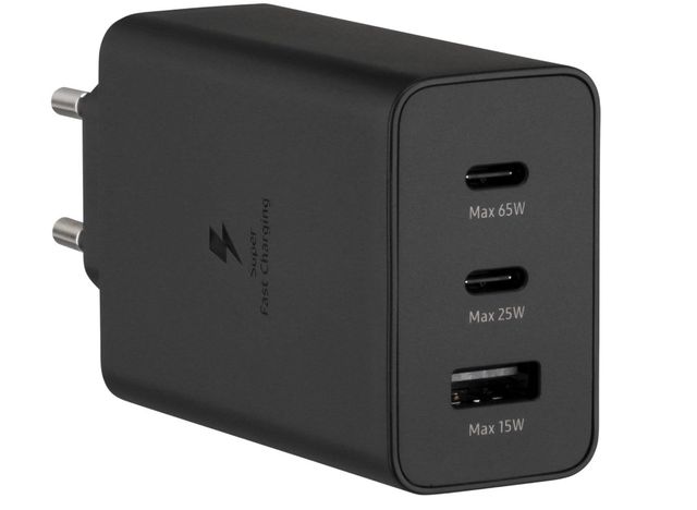 CARGADOR SAMSUNG ORIGINAL 65W TRIO EP-6530