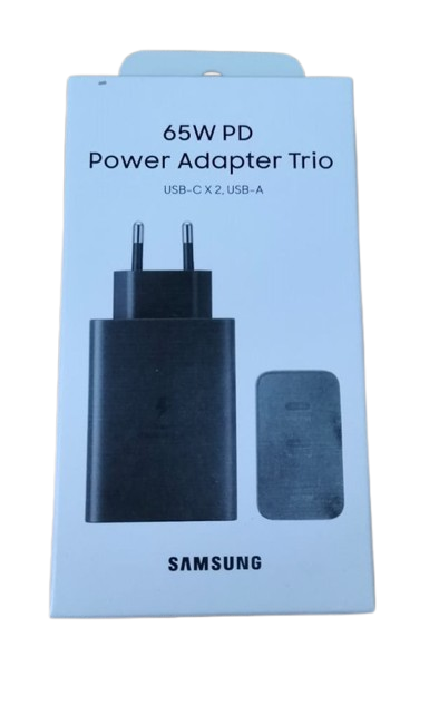 CARGADOR SAMSUNG ORIGINAL 65W TRIO EP-6530