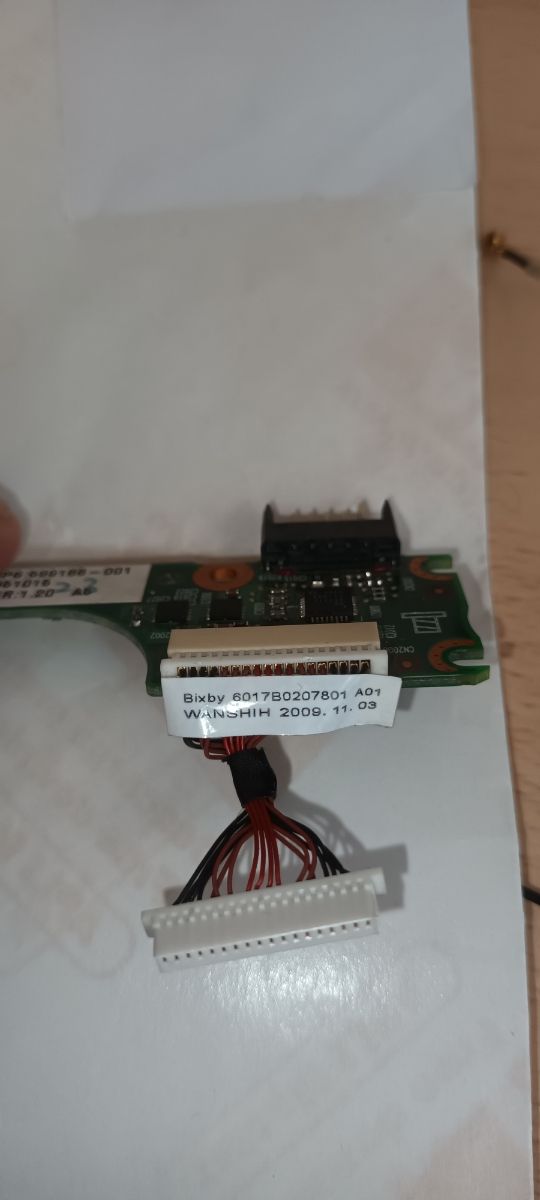 Fuente y conector Jack carga bateria de Hp compaq