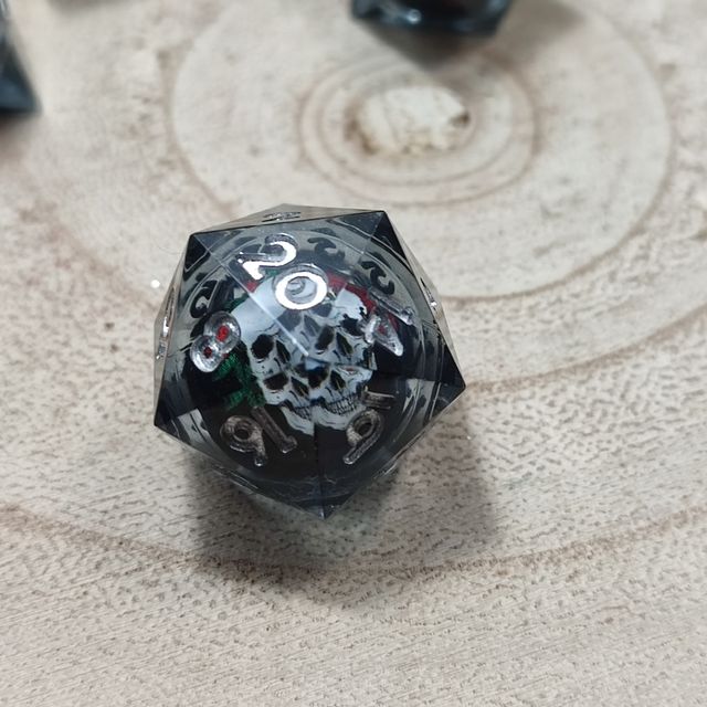 7 Dadi teschio dnd pathfinder