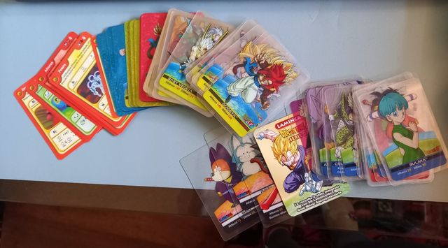 Lotto lamincards Dragon Ball
