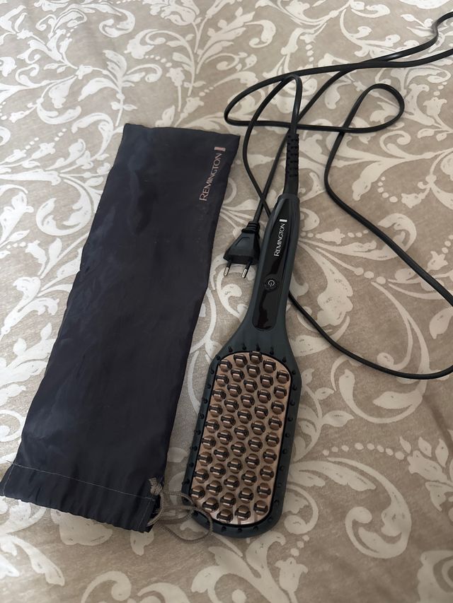 Remington Spazzola Lisciante per Capelli 2 in 1  Piastra Capelli  Spazzola Capelli