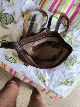 Mochila cuero