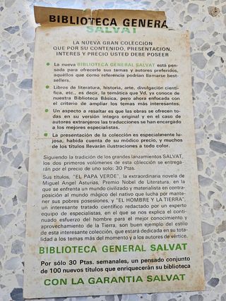 Colección "Biblioteca General Salvat" 100 libros.