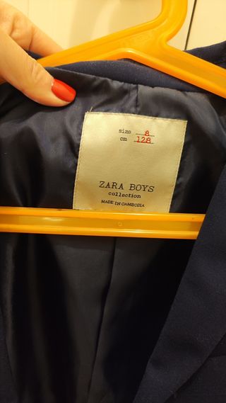 Traje para niño