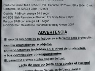 Chaleco antibalas 