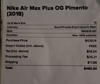 Nike Air Max Plus OG Pimento