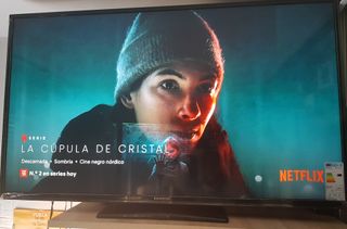 Televisión Led Infiniton 55" Negra Como Nueva