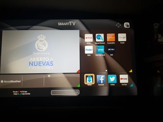 Televisión Led Infiniton 55" Negra Como Nueva