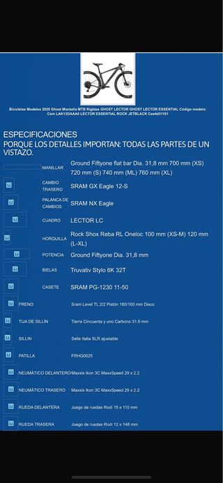 MTB ghost lector 2022