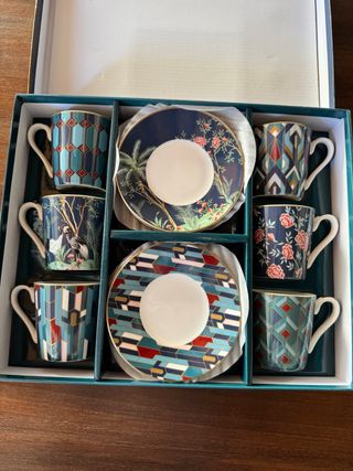 Set 6 tazzine caffè in porcellana Easy Life