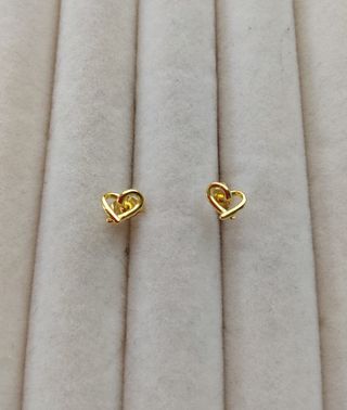 Pendientes topo topito lazo coquete