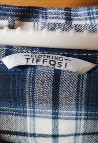 Camisa Cuadros Tiffosi talla S Mujer