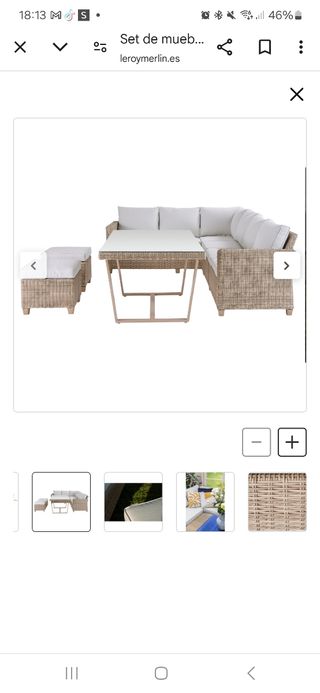 SOLO MESA de exterior!!!!!!! (Conjunto jardin)
