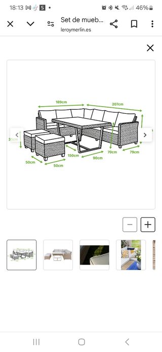 SOLO MESA de exterior!!!!!!! (Conjunto jardin)