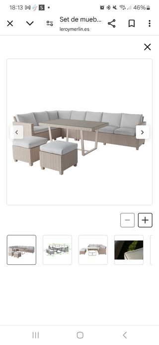 SOLO MESA de exterior!!!!!!! (Conjunto jardin)