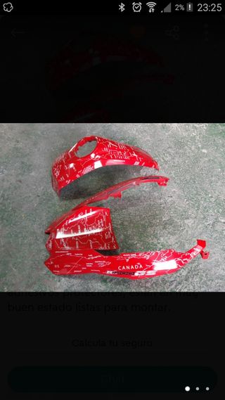 Cubre depósito y frontal bmw gs 1200 lc 2013