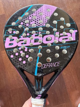 Pala padel babolat defiance nueva  350gr
