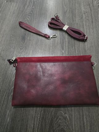Bolso fiesta burdeos