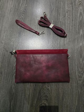 Bolso fiesta burdeos