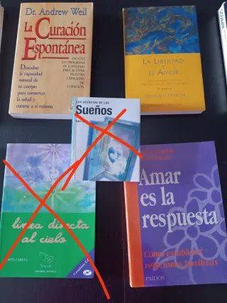 Lote libros de autoayuda